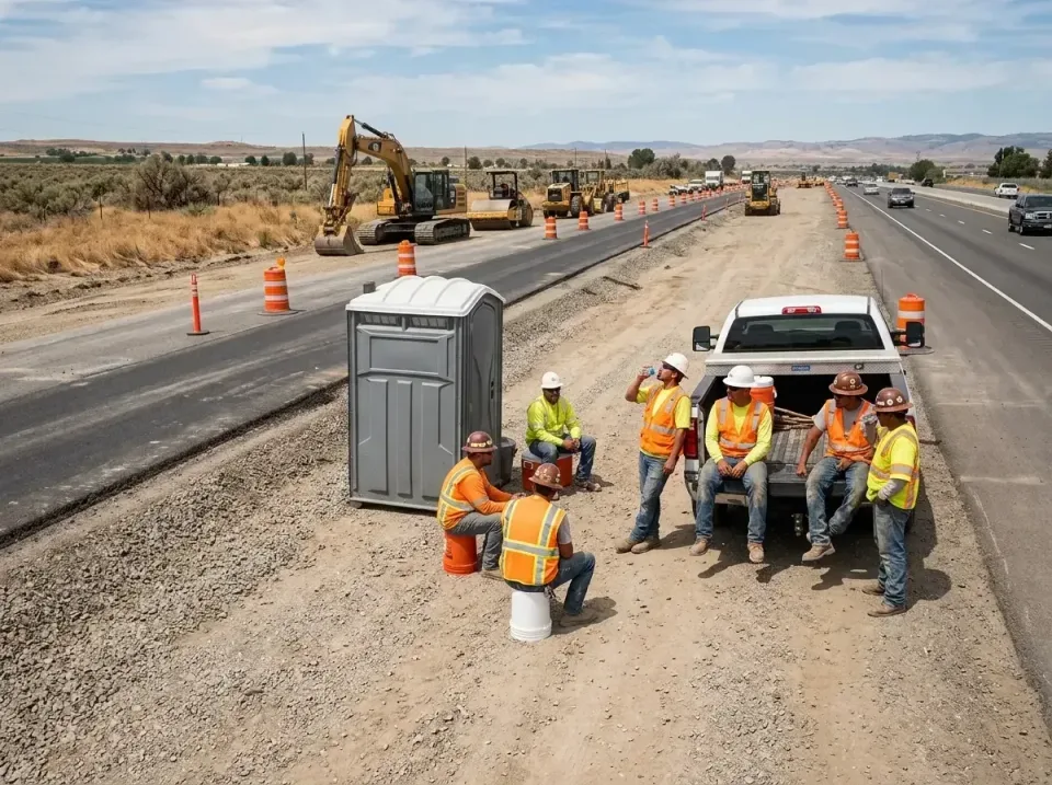 highway-road-construction-crew-007 — frequently asked questions, Porta Potty and Restroom Rentals in Garden Grove, CA